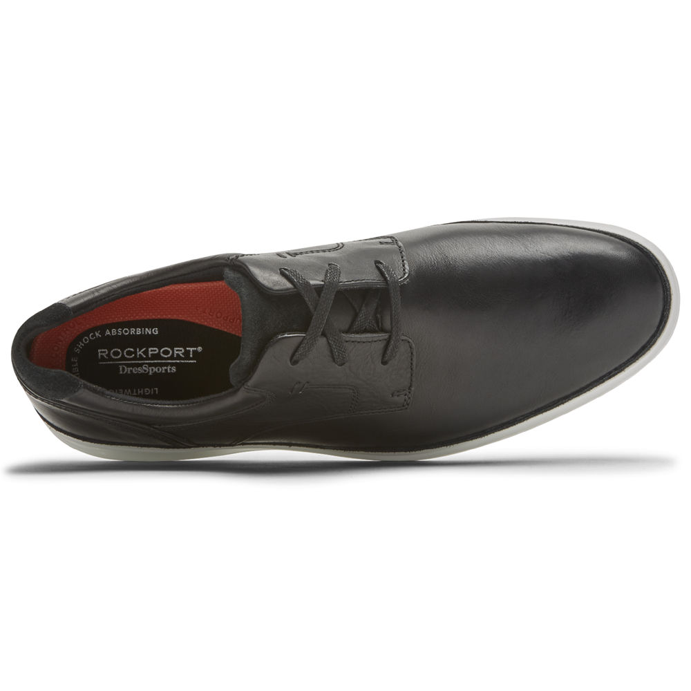 Rockport Mens Sneakers Black - Dress Sports 2 Go Plain Toe - UK 508-OCILJS